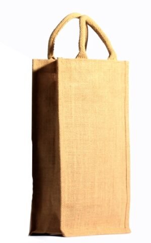 Eco-friendly jute bag-wine bottle