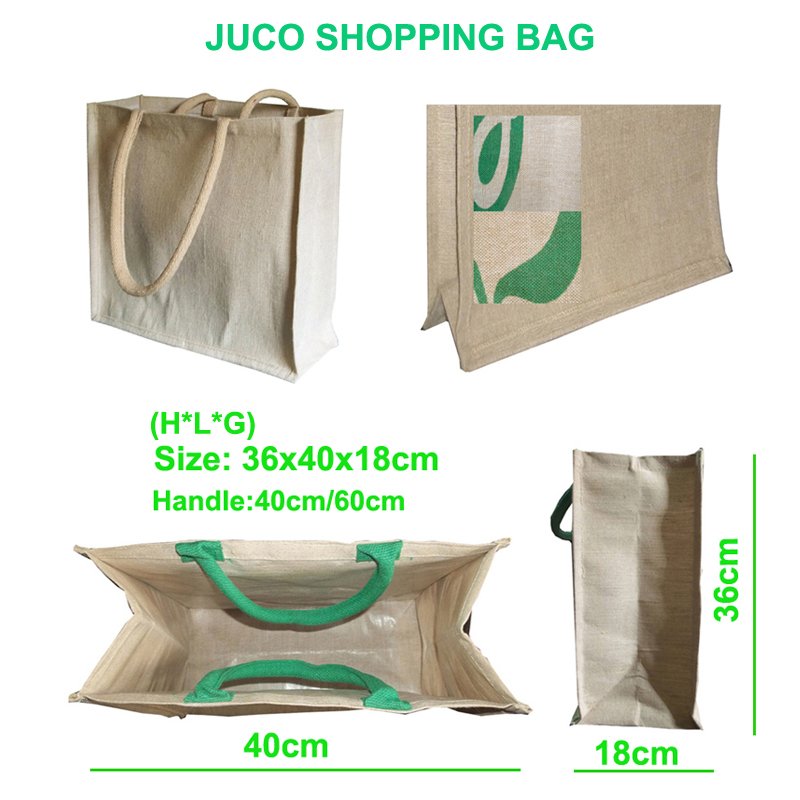 Juco tote bag manufactured by Green Earth Export