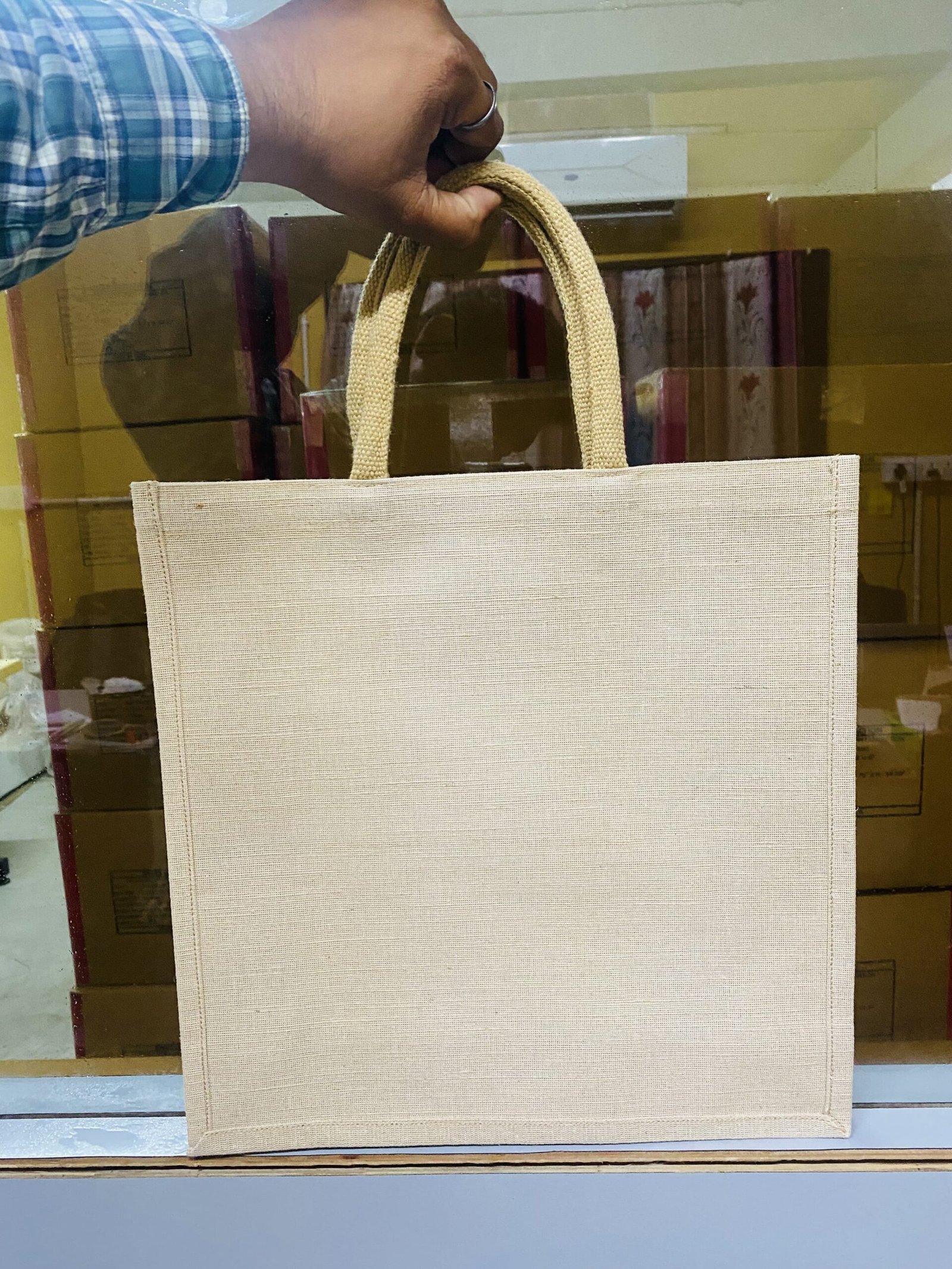 Juco shopping bag manufactured by Green Earth Export